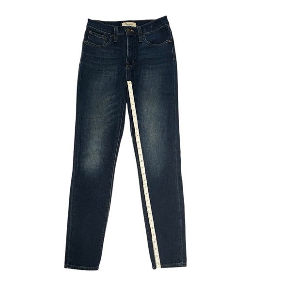 - 🆕MADEWELL 9” mid rise skinny dk blue denim! - Picture 3 of 11
